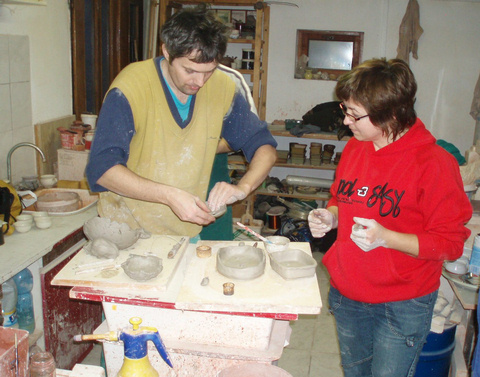7. február 2010, Modelovanie z hliny.
